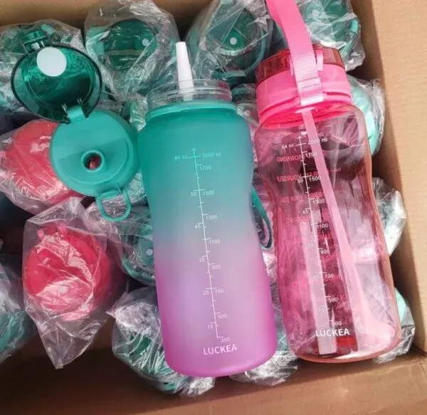 64 oz Motivational Water Bottle Bulk Pallets